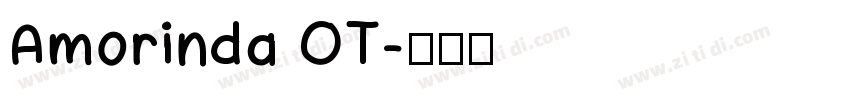 Amorinda OT字体转换